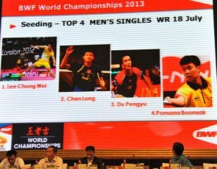 Draw Separates Lee Chong Wei and Lin Dan