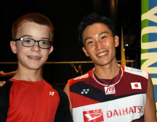 Teenage Shuttler Meets His Idol - Basel 2019